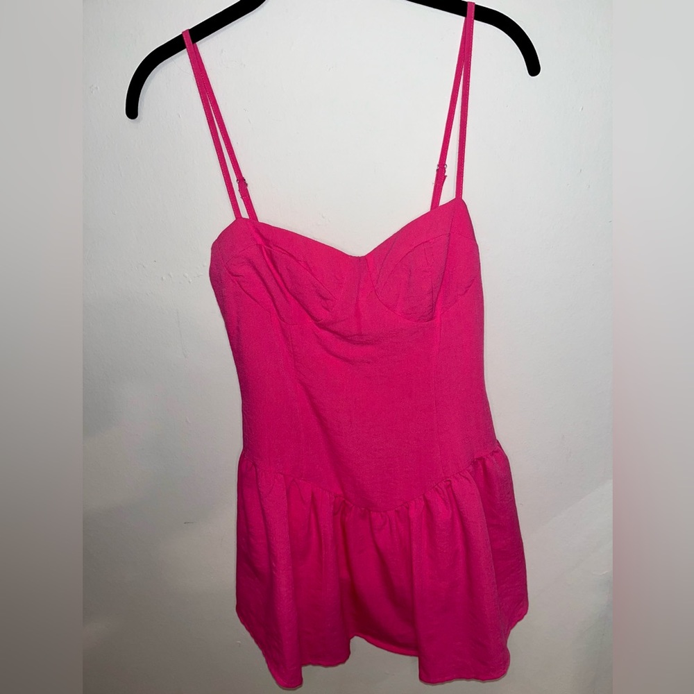 THAT’S SO FETCH bright pink mini dress